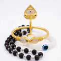 Ultimate Murugan Protection Combo – Karungali Silver + Vel + Kappu + Evil Eye