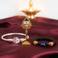 Murugan Triple Protection Combo – Vel + Kappu + Evil Eye Bracelet (Best Seller)
