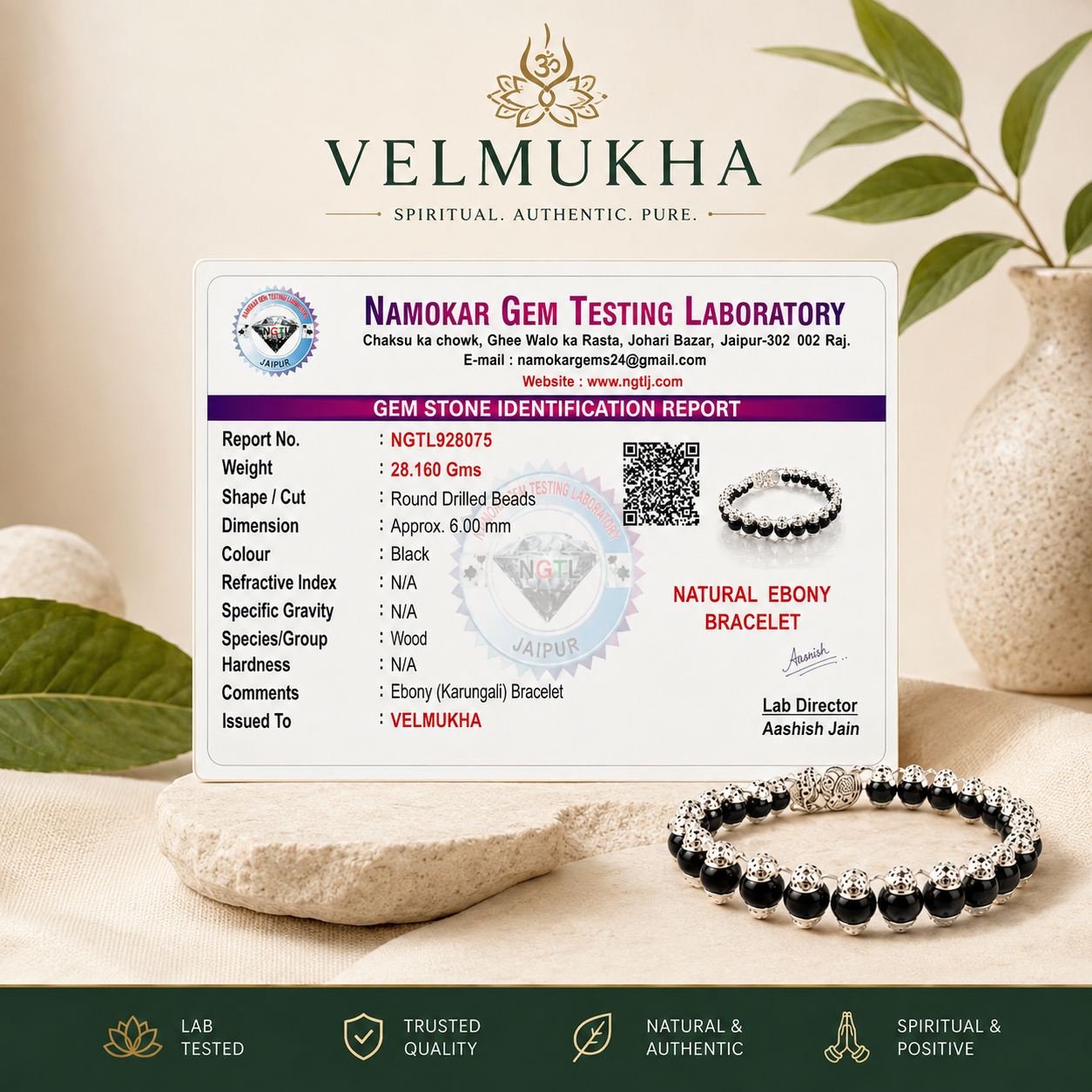 Crystal Rudraksha Mala – Premium Clear Quartz with Rudraksha Beads