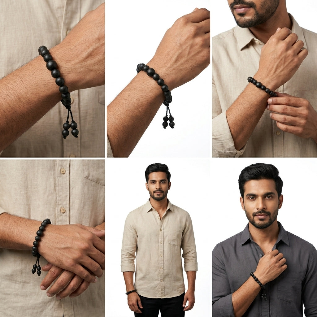 Original Murugan Karungali Bracelet for Daily Positivity & Protection